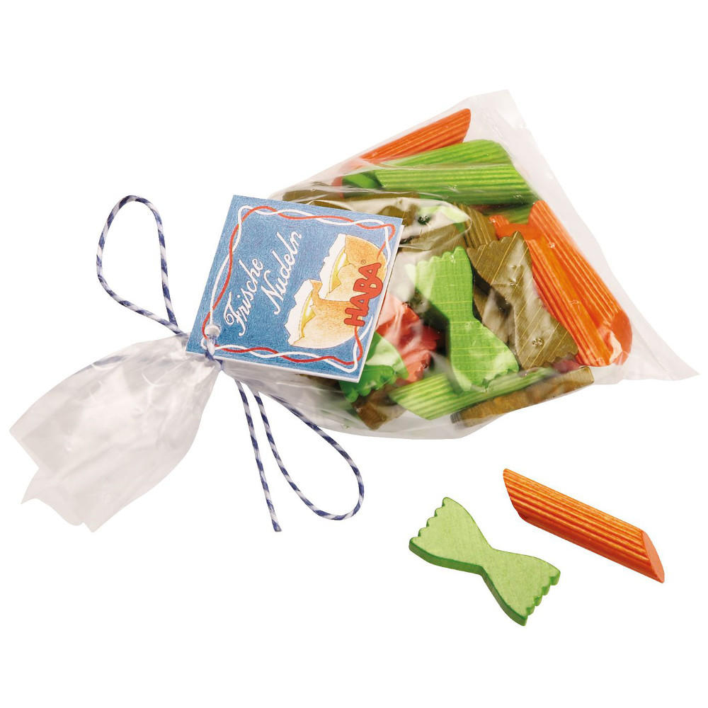 Wooden multi colour noodles by Haba