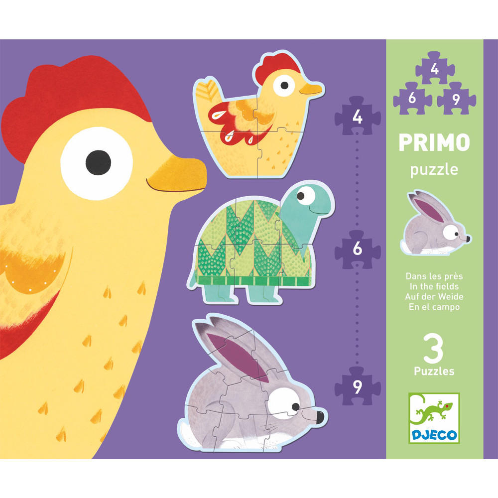 Djeco in the meadows primo puzzle