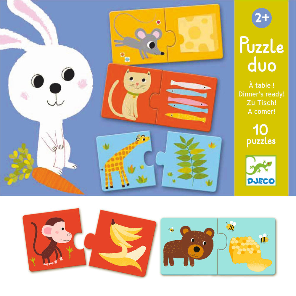 Dinner's ready puzzle duo by Djeco
