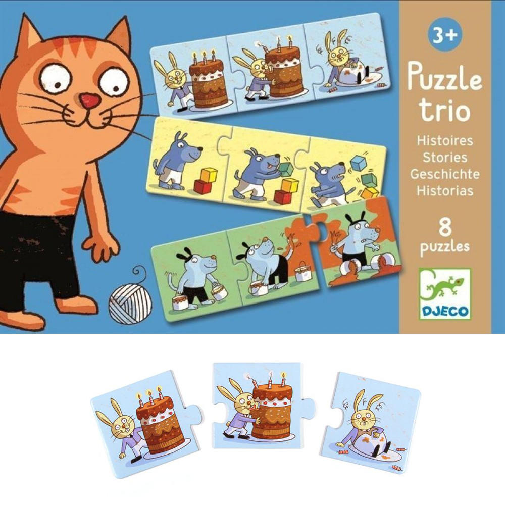 Stories puzzle trio by Djeco