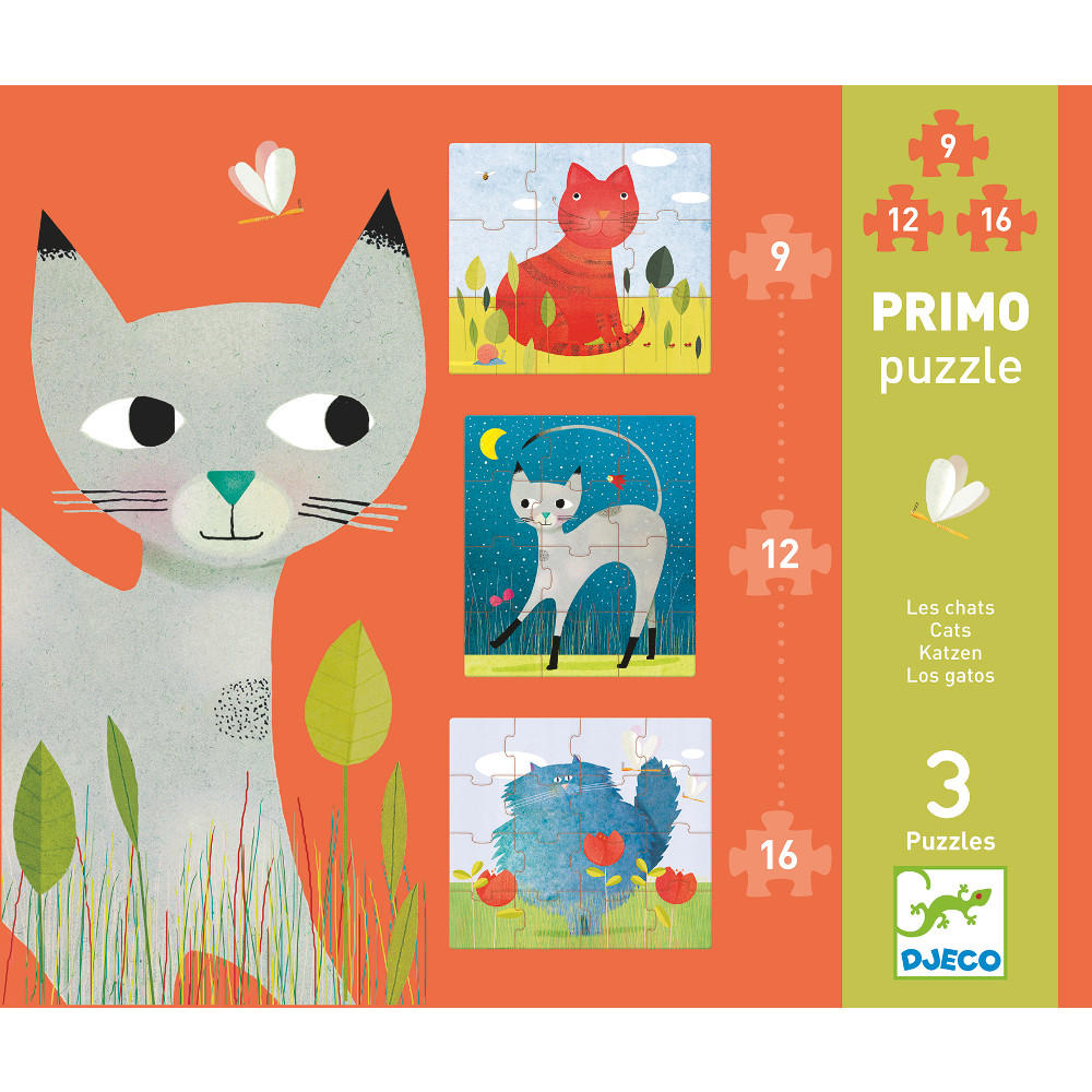 Cats primo puzzle by Djeco