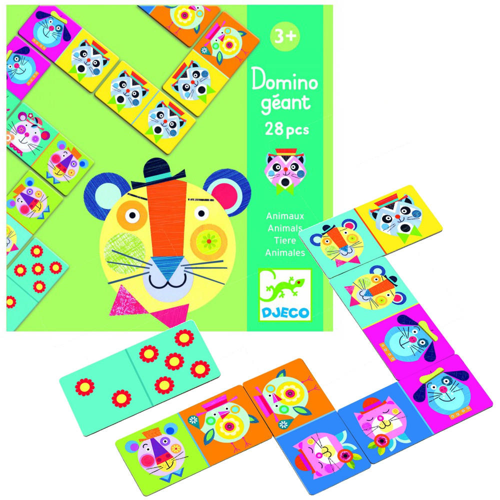 Giant animal domino game by Djeco