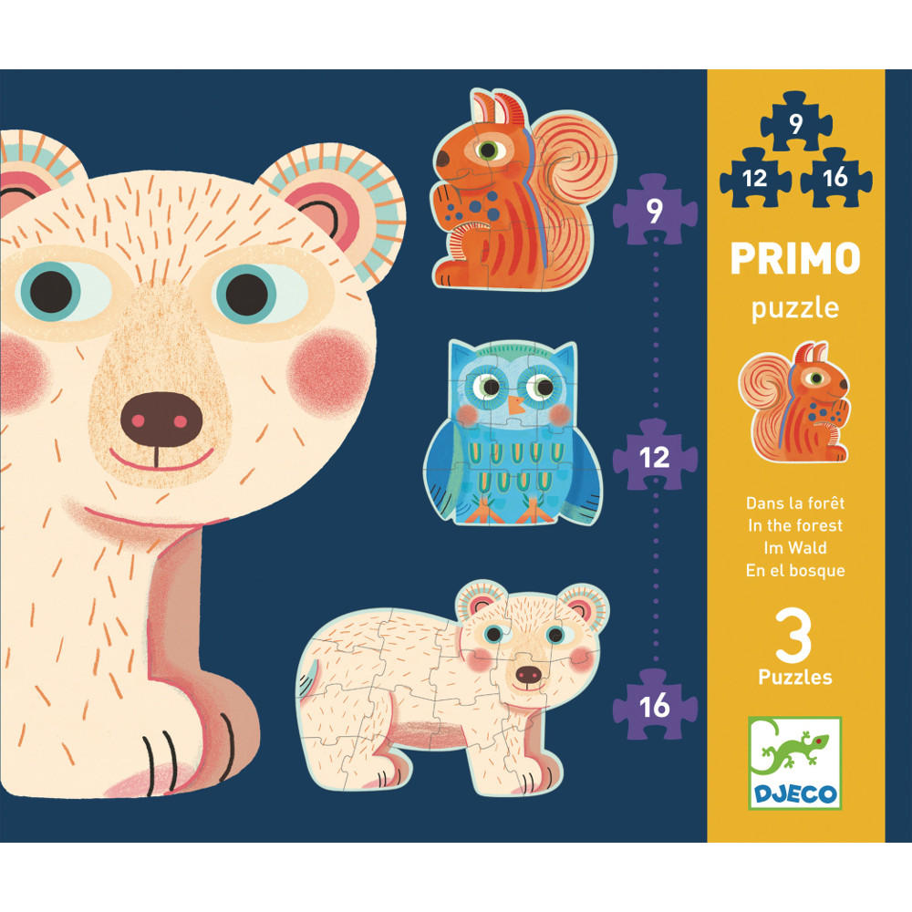 Djeco primo puzzle in the forest