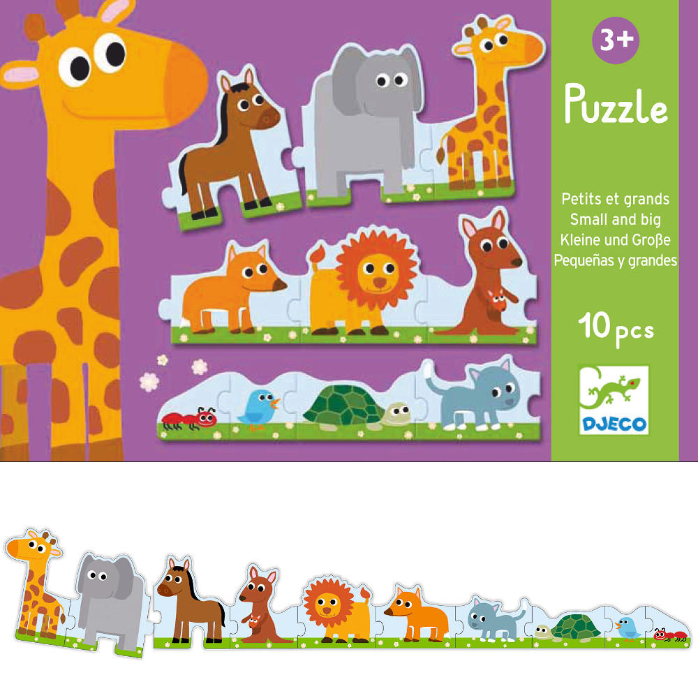 Small and big puzzle by Djeco
