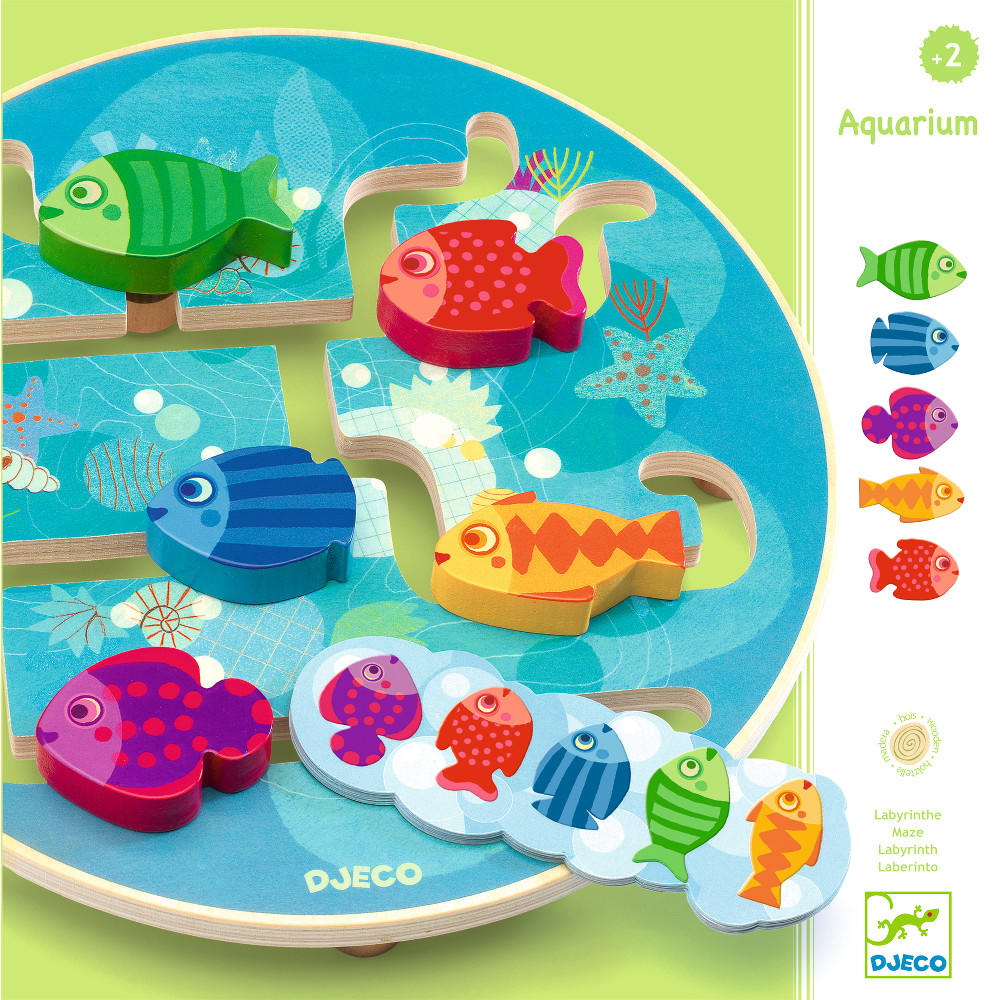 Aquarium maze game by Djeco