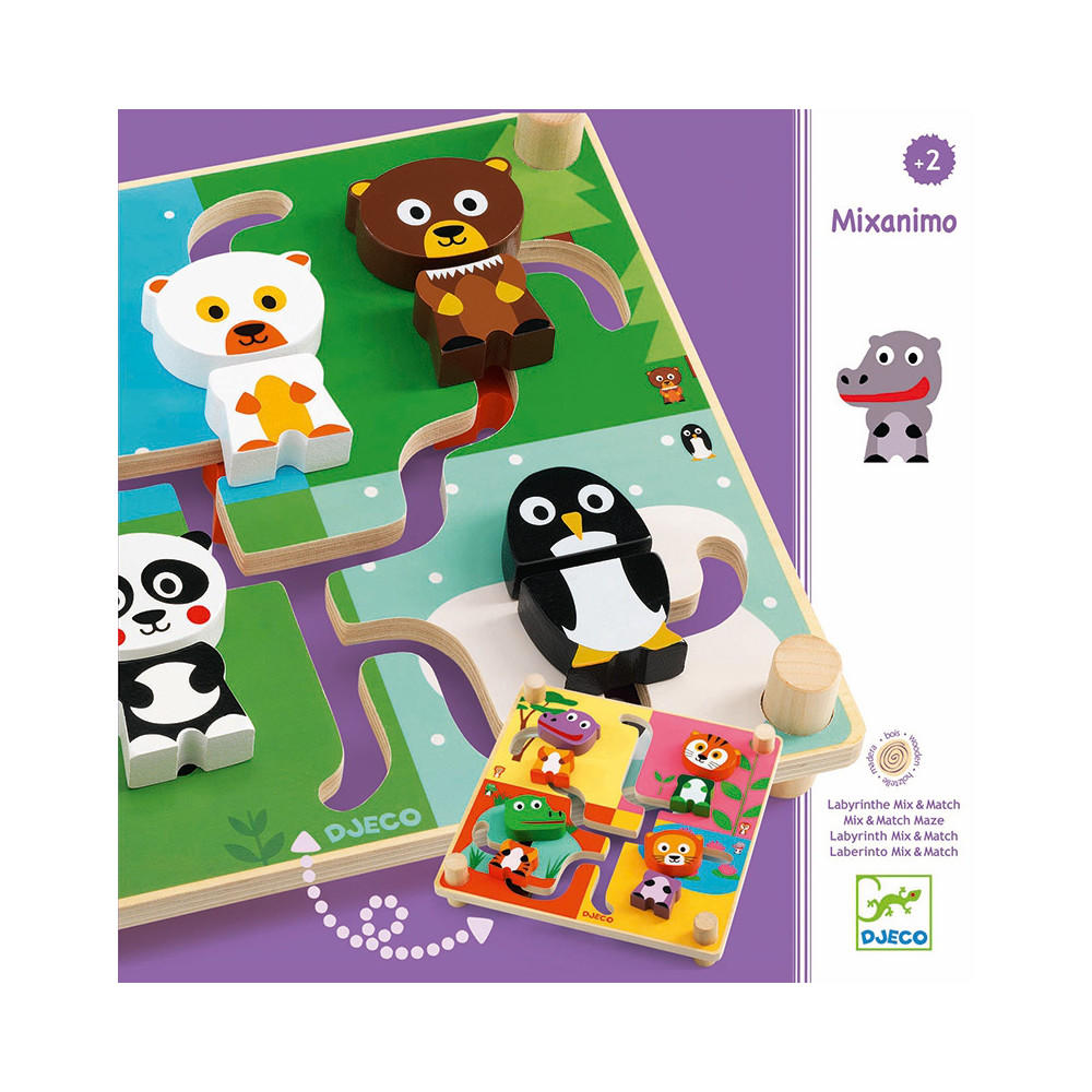 Mixanimo mix & match maze by Djeco
