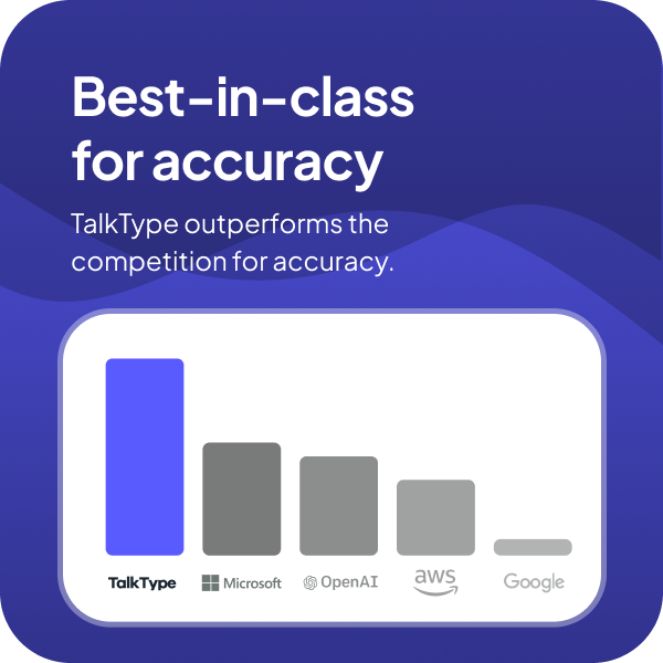 Dictation accuracy benchmarking