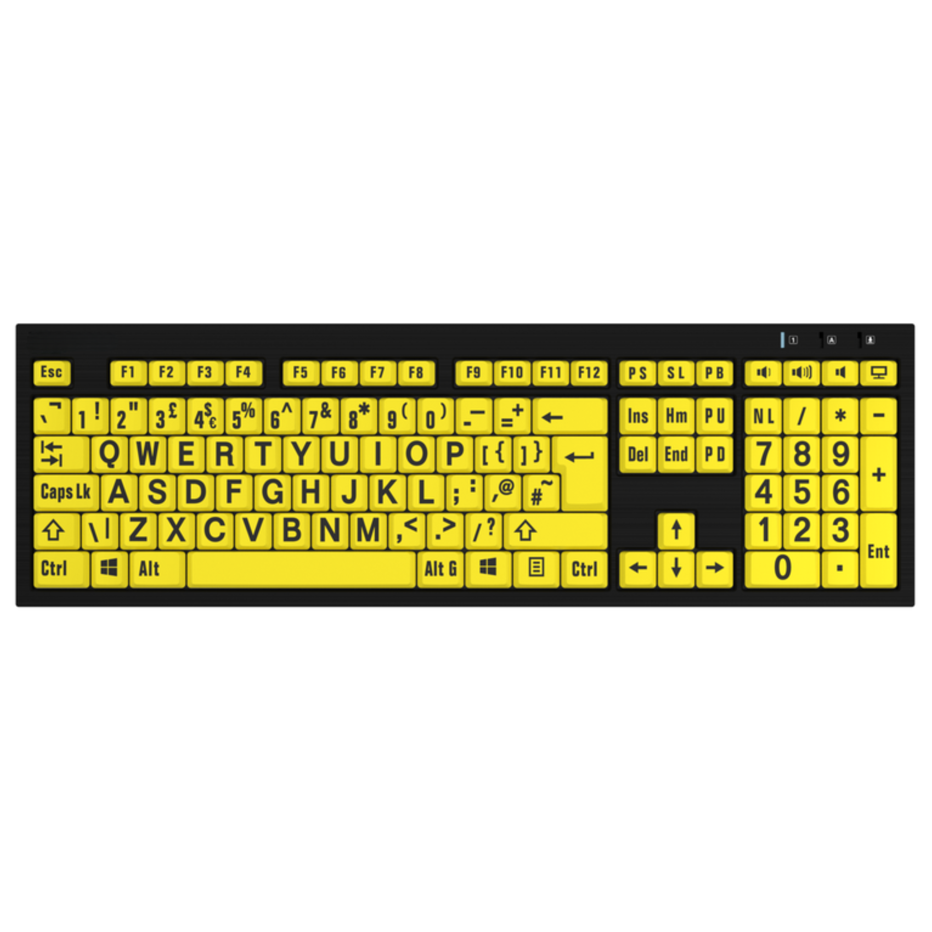 VTKeys2 black on yellow