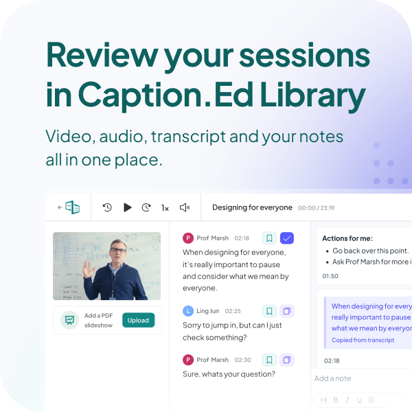 Review everything in one place