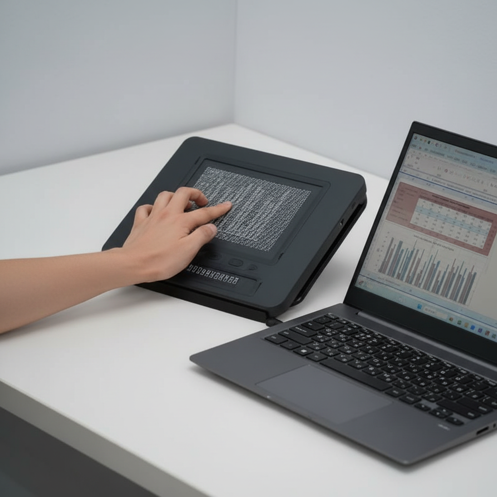 Dot Pad X Case Study: Transforming Multiline Braille Access for Blind Users