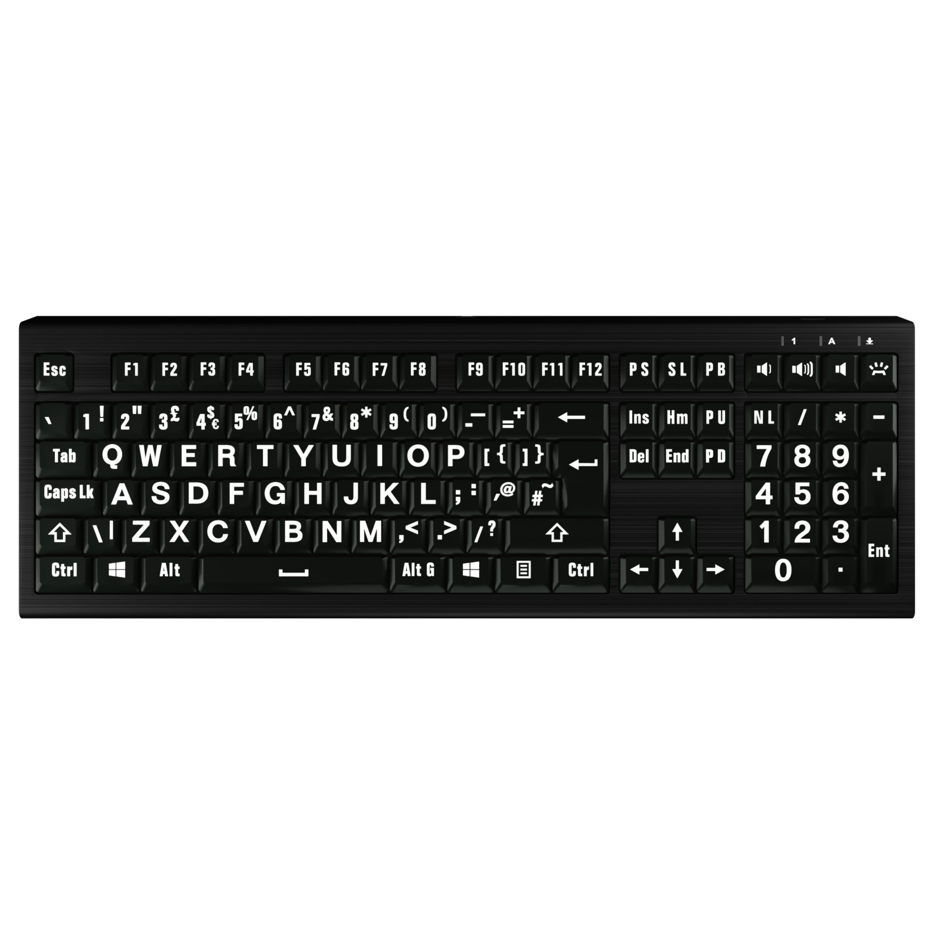 VTKeys2 white on black