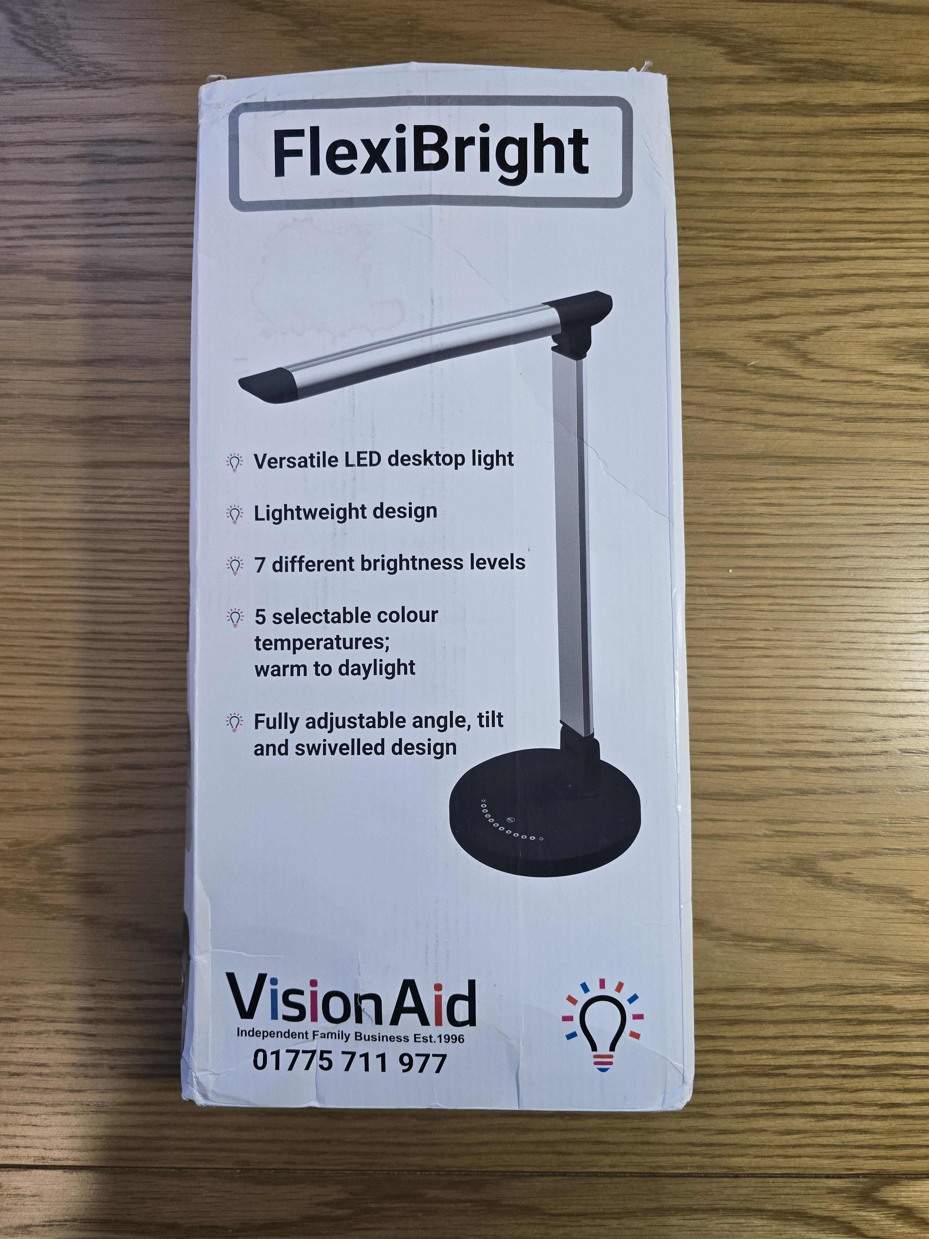 Secondhand FlexiBright box front