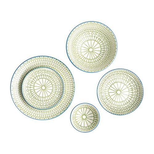 Olympia Fresca Plates Green 268mm (Pack of 4) - DR769 - 4
