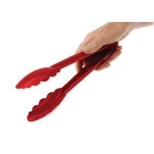 Matfer Bourgeat Exoglass Tongs Red 9" - FA897 - 3
