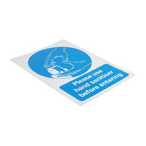 Please Use Hand Sanitiser Before Entering Sign A5 Self-Adhesive - FN840 - 3