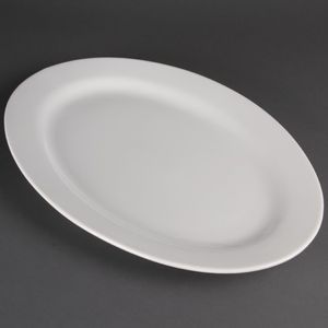 Olympia Oval Wide Rimmed Platter 510mm - C466 - 1