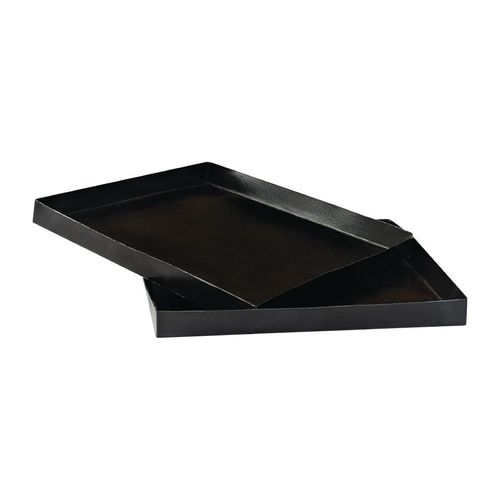 Menumaster High Speed Oven Non-stick Solid Baskets TB10S (Pack of 2) - FC493 - 1