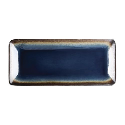 Olympia Nomi Rectangular Plate Blue 245mm (Pack of 6) - HC331 - 1