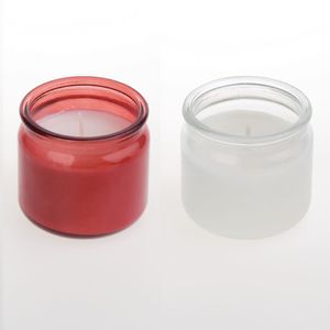 Olympia Jam Jar Candle Red (Pack of 12) - CS747 - 3