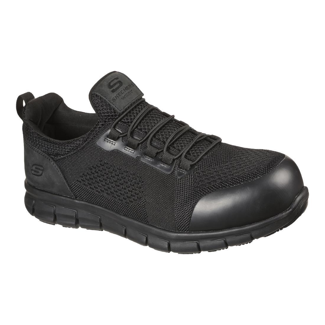 Skechers Synergy Omat Safety Shoe with Steel Toe Cap Size 43 UK 9 - BB675- 43 | Go for Green Clothi