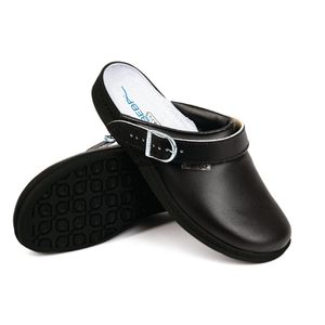 Abeba Microfibre Clogs Black Size 44 - A898-44 - 3