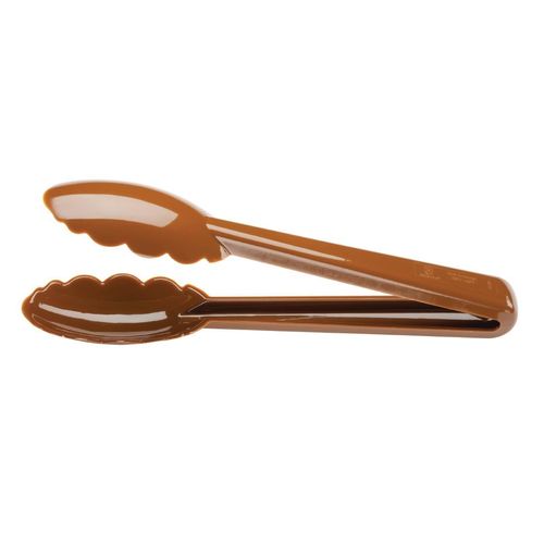 Mercer Culinary Hells Tools Tongs Brown 8" - CW532 - 1