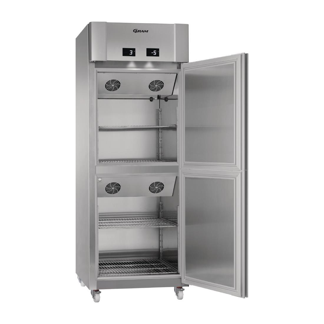 Gram Eco Twin 2 Half Door 456Ltr Freezer/Freezer FF 82 CCG C1 4S - HC642-FF - 1