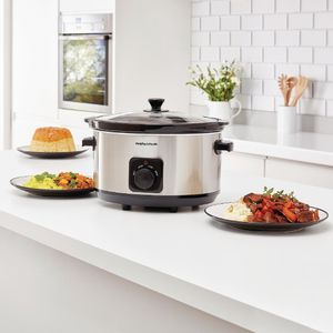 Morphy Richards 6.5l Slow Cooker Brushed Steel - DF572 - 3