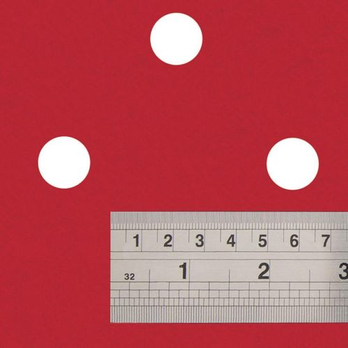 PVC Polka Dot Tablecloth Red 54 x 90in - GG807 - 3