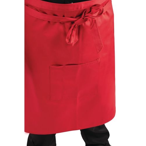 Whites Regular Bistro Apron Red