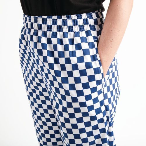 Whites Easyfit Trousers Teflon Big Blue Check XS