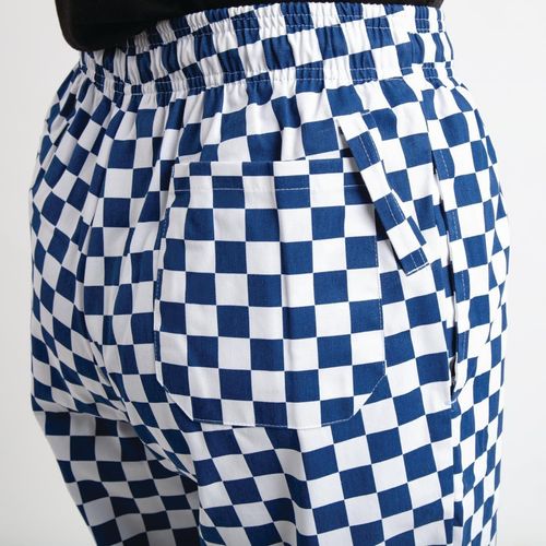 Whites Easyfit Trousers Teflon Big Blue Check XS