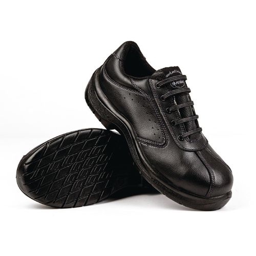 Slipbuster Side Perforated Lace Up Black 38