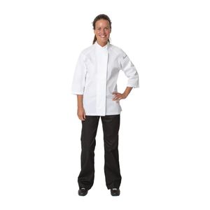 Chef Works Cool Vent Verona Womens Chefs Jacket White XS - B186-XS