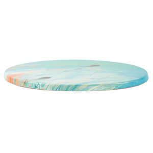 Werzalit Pre-drilled Round Table Top Primavera 800mm - GM401
