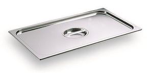 Bourgeat S/S Gn Spillproof Lid No Handle - GN1/4 - 748714 - 12445-04