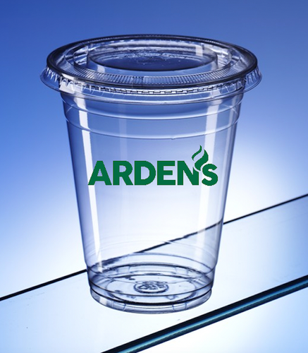 10,000 x 400ml PLA Smnoothi Cup with Flat Lid - Arden - 1
