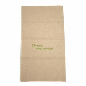 Swantex Recycled Lunch Napkin Kraft 32x30cm 1ply Pre-Folded (Pack of 6000) - GH030 - 3