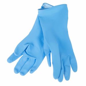 Jantex Latex Household Gloves Blue Medium - F953-M - 3
