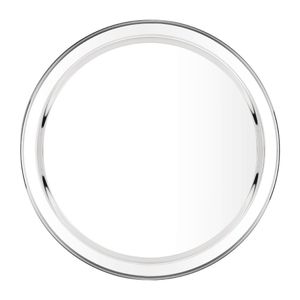 Olympia Stainless Steel Round Service Tray 405mm - DM194 - 1