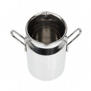 Olympia Stainless Steel Mini Milk Churn Medium 120ml - CL209 - 3