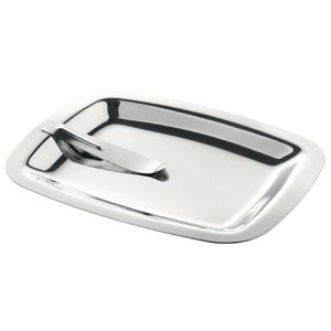 Olympia Square Stainless Steel Tip Tray With Bill Clip - CM759 - 1