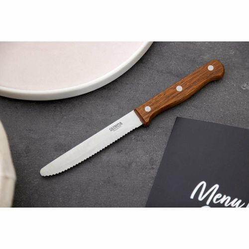 Olympia Rounded Steak Knives Wood (Pack of 12) - CS717 - 7