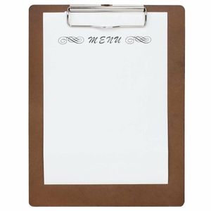 Special Offer Wooden Menu Presentation Clipboard A4 (Pack of 10) - SA370 - 1