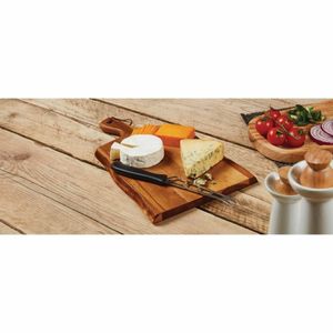 Olympia Acacia Wood Wavy Handled Wooden Board Small 305mm - GM263 - 3