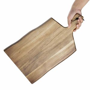 Olympia Acacia Wood Wavy Handled Wooden Board Large 355mm - GM264 - 3