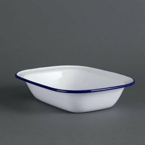 Olympia Enamel Dishes Rectangular 280 x 190mm (Pack of 6) - GM510 - 1
