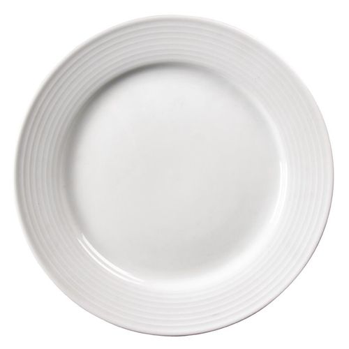 Olympia Linear Wide Rimmed Plates 250mm (Pack of 12) - U091 - 2
