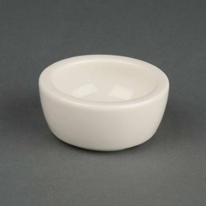 Olympia Ivory Butter Dish 56mm (Pack of 12) - U151 - 1