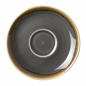 Olympia Kiln Cappuccino Saucer Smoke 140mm (Pack of 6) - HC391 - 1